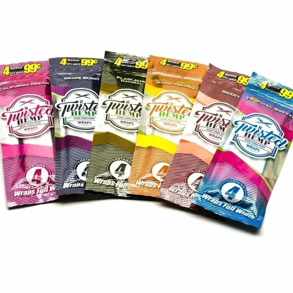 Twisted Hemp Wraps - 15 Count