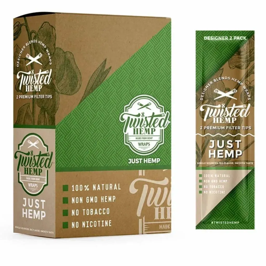 Twisted Hemp Wraps - 15 Count