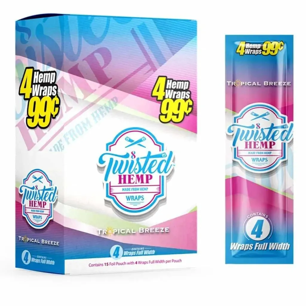 Twisted Hemp Wraps - 15 Count