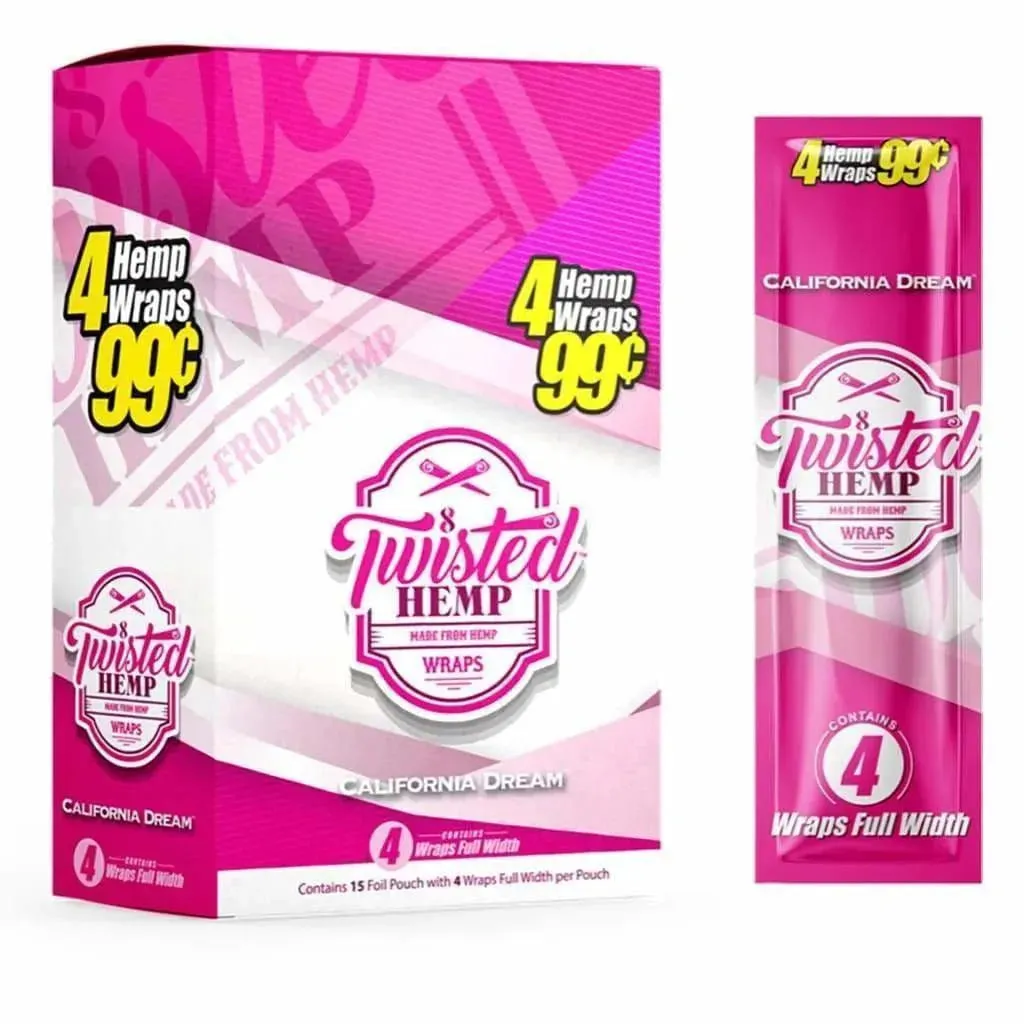Twisted Hemp Wraps - 15 Count
