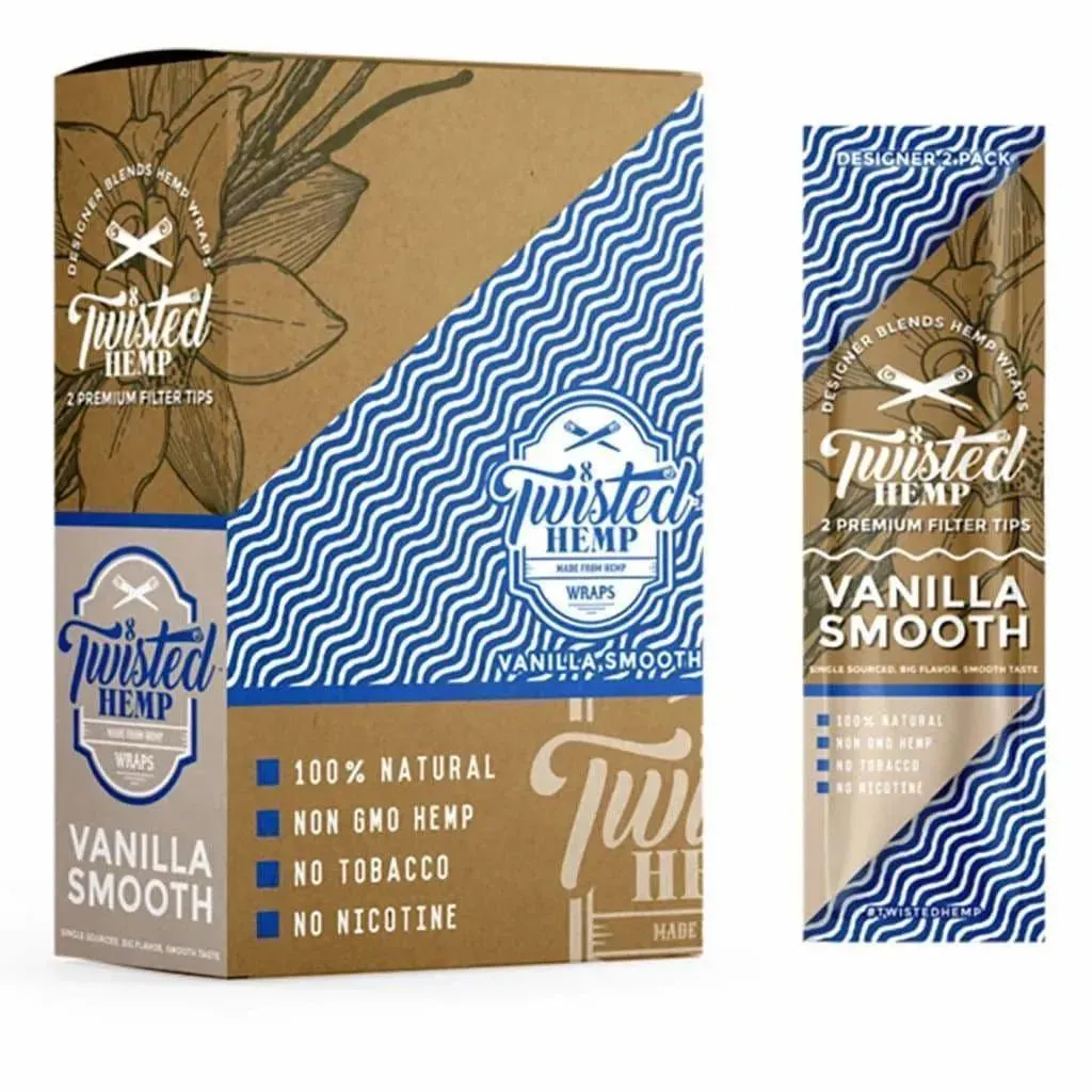 Twisted Hemp Wraps - 15 Count