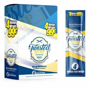 Twisted Hemp Wraps - 15 Count
