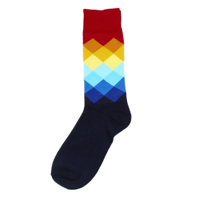 Unisex Gradient Color Socks