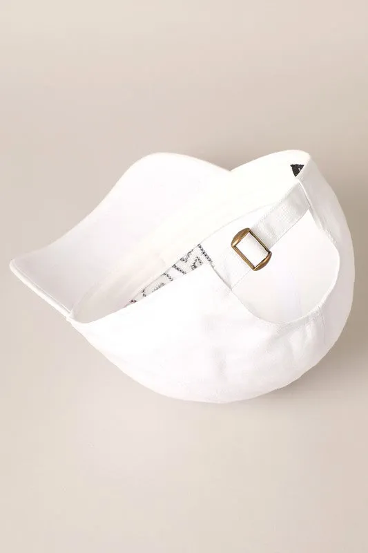 USA Baseball Hat - White