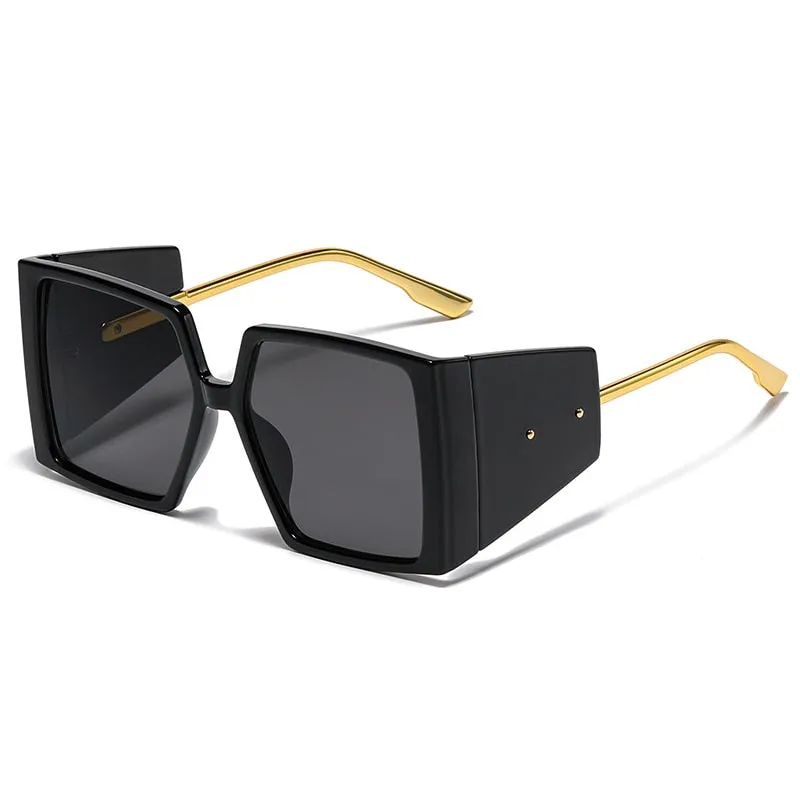 Vintage Punk Square Sunglasses