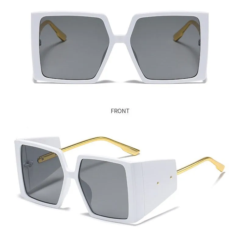 Vintage Punk Square Sunglasses