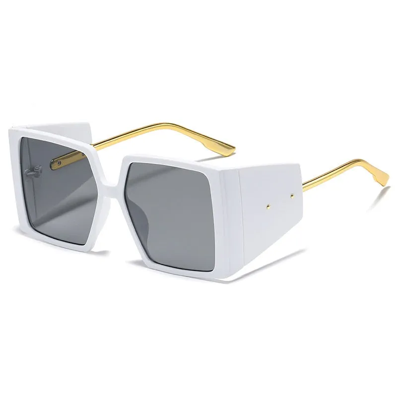 Vintage Punk Square Sunglasses