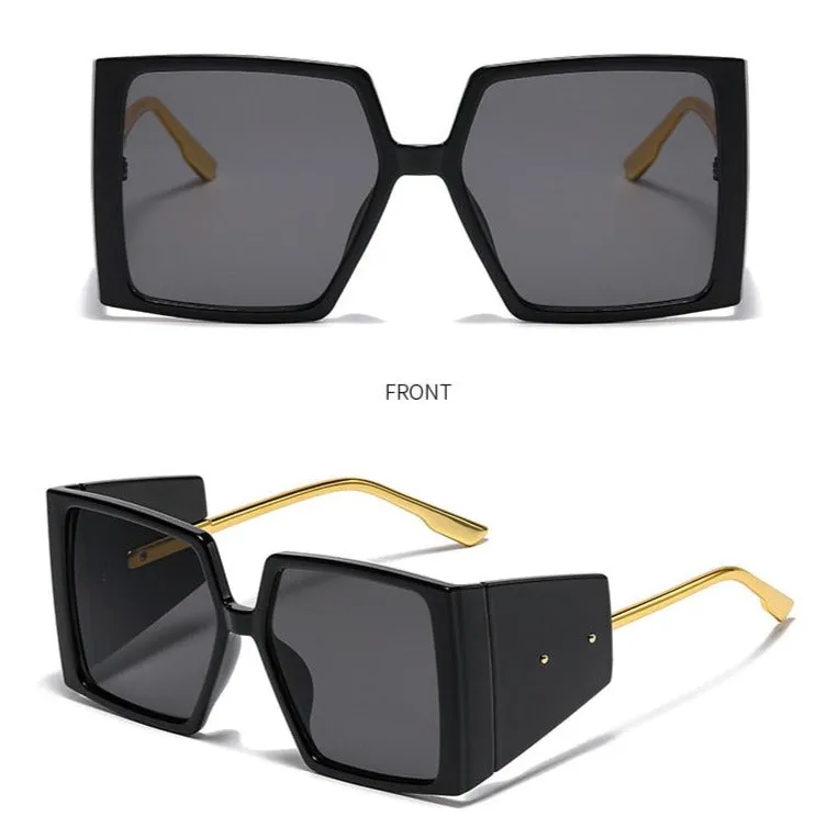 Vintage Punk Square Sunglasses