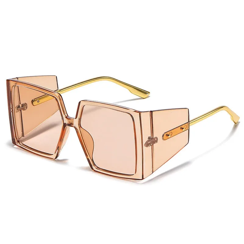 Vintage Punk Square Sunglasses