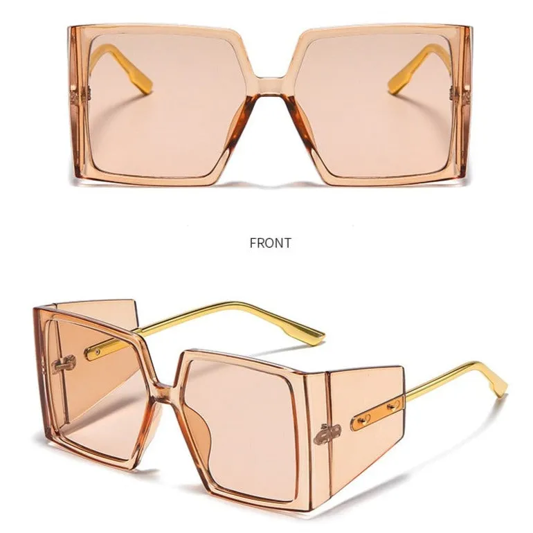 Vintage Punk Square Sunglasses