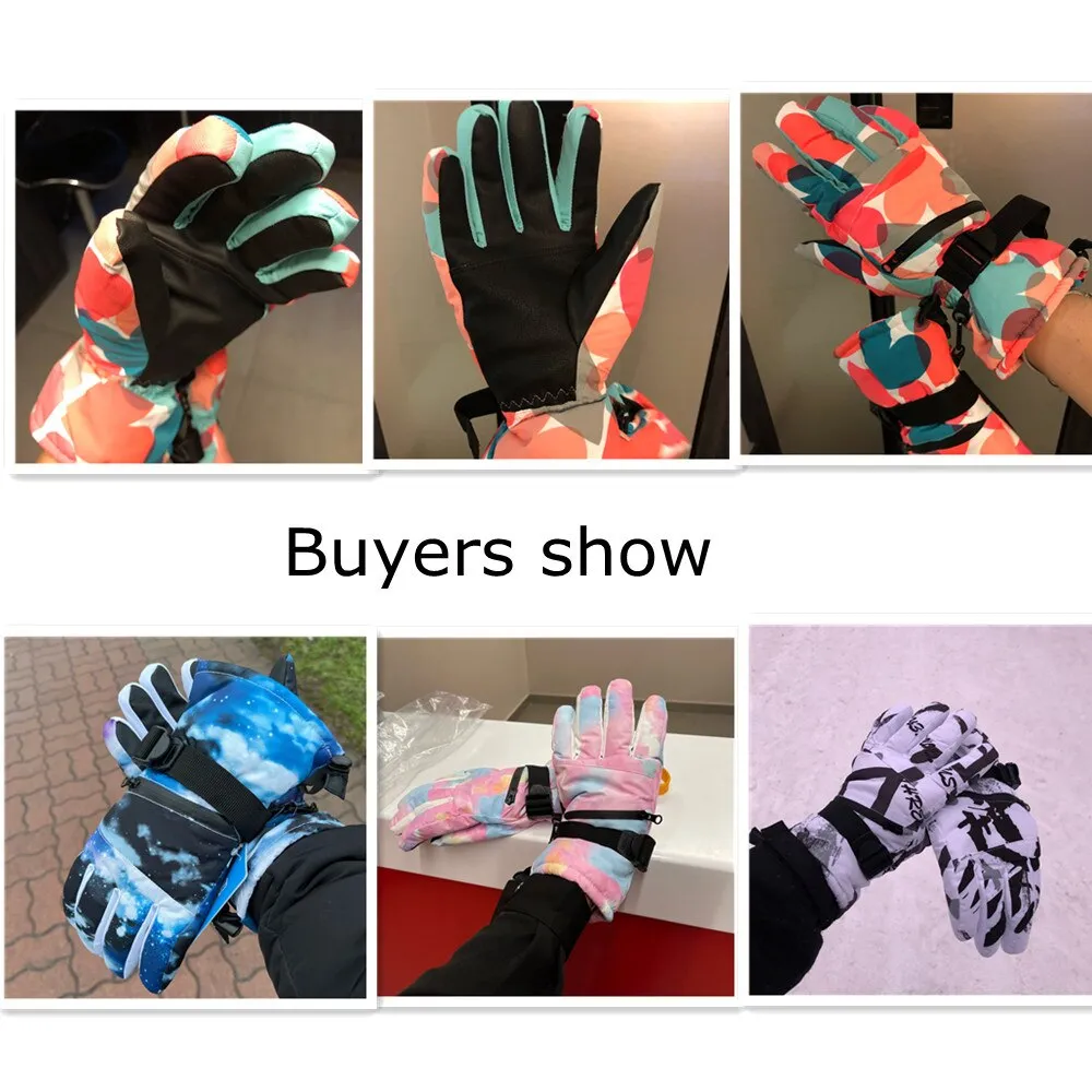 Winter Warm  Touch Screen Fleece Ultralight Waterproof  Snow Gloves