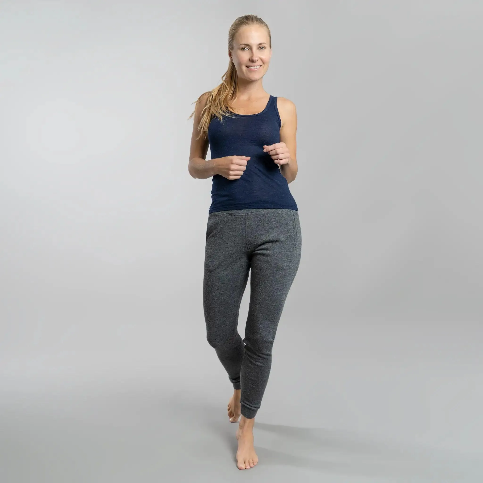 Women's Alpaca Wool Tank Top: 160 Ultralight