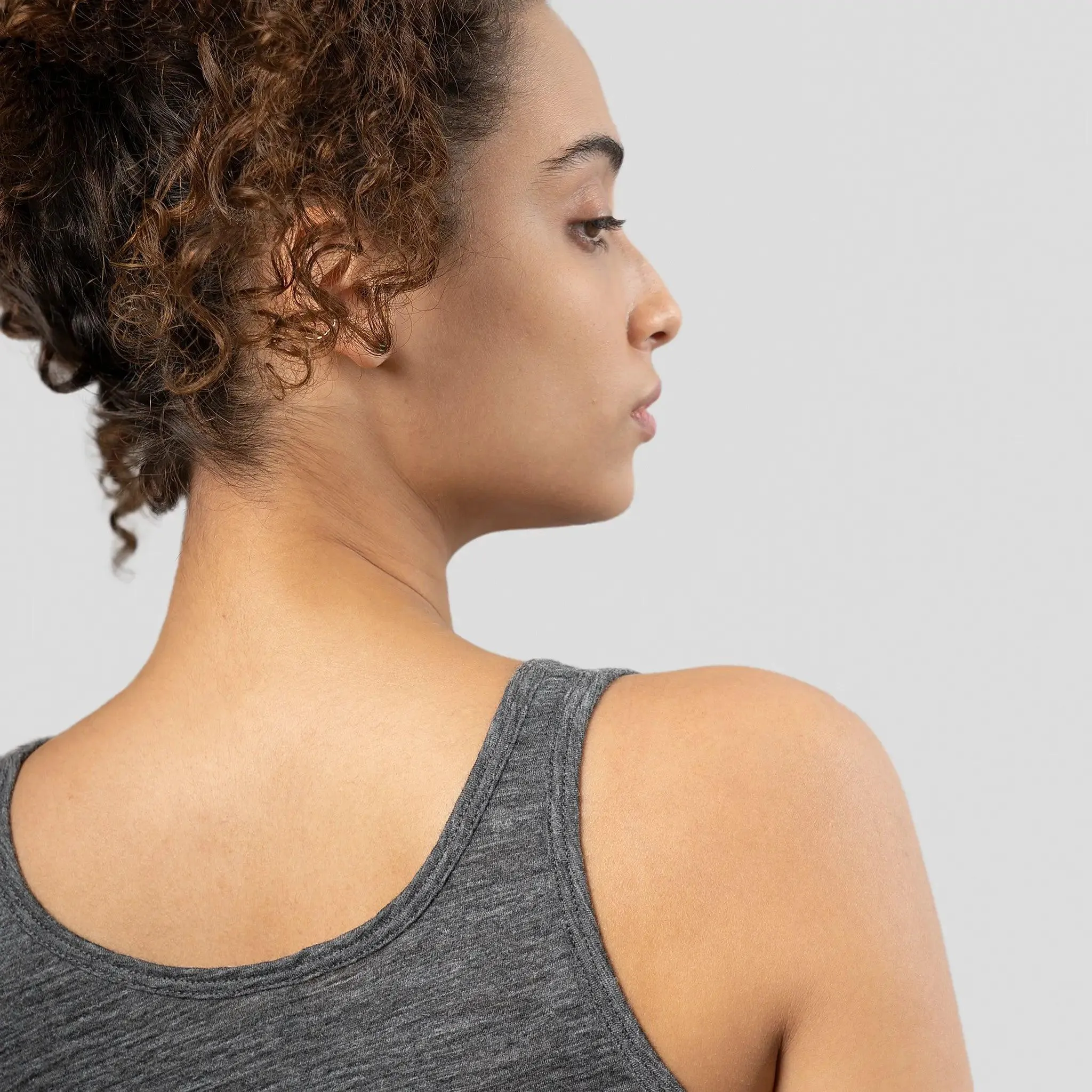 Women's Alpaca Wool Tank Top: 160 Ultralight