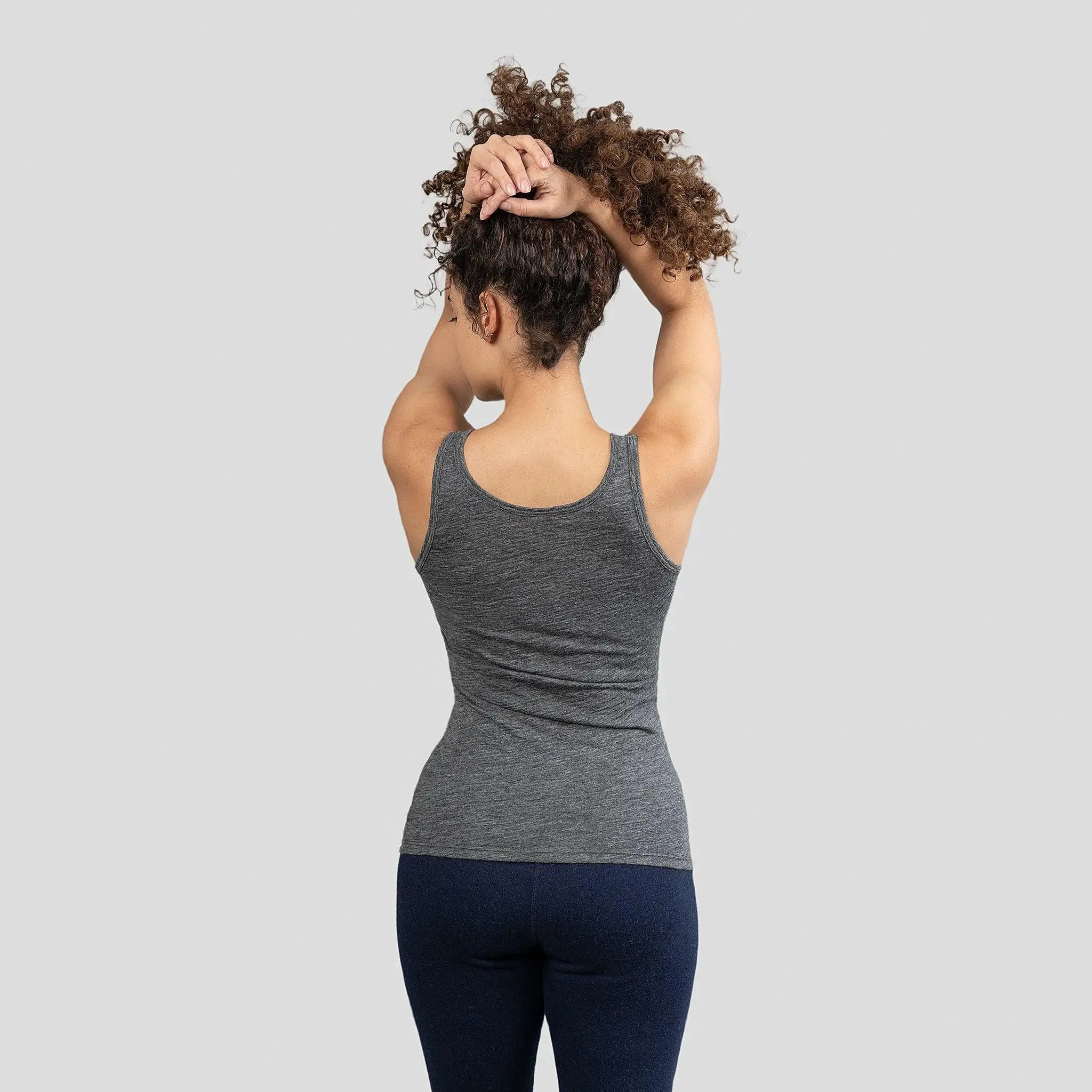 Women's Alpaca Wool Tank Top: 160 Ultralight