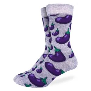 Women's Eggplant Crew Socks