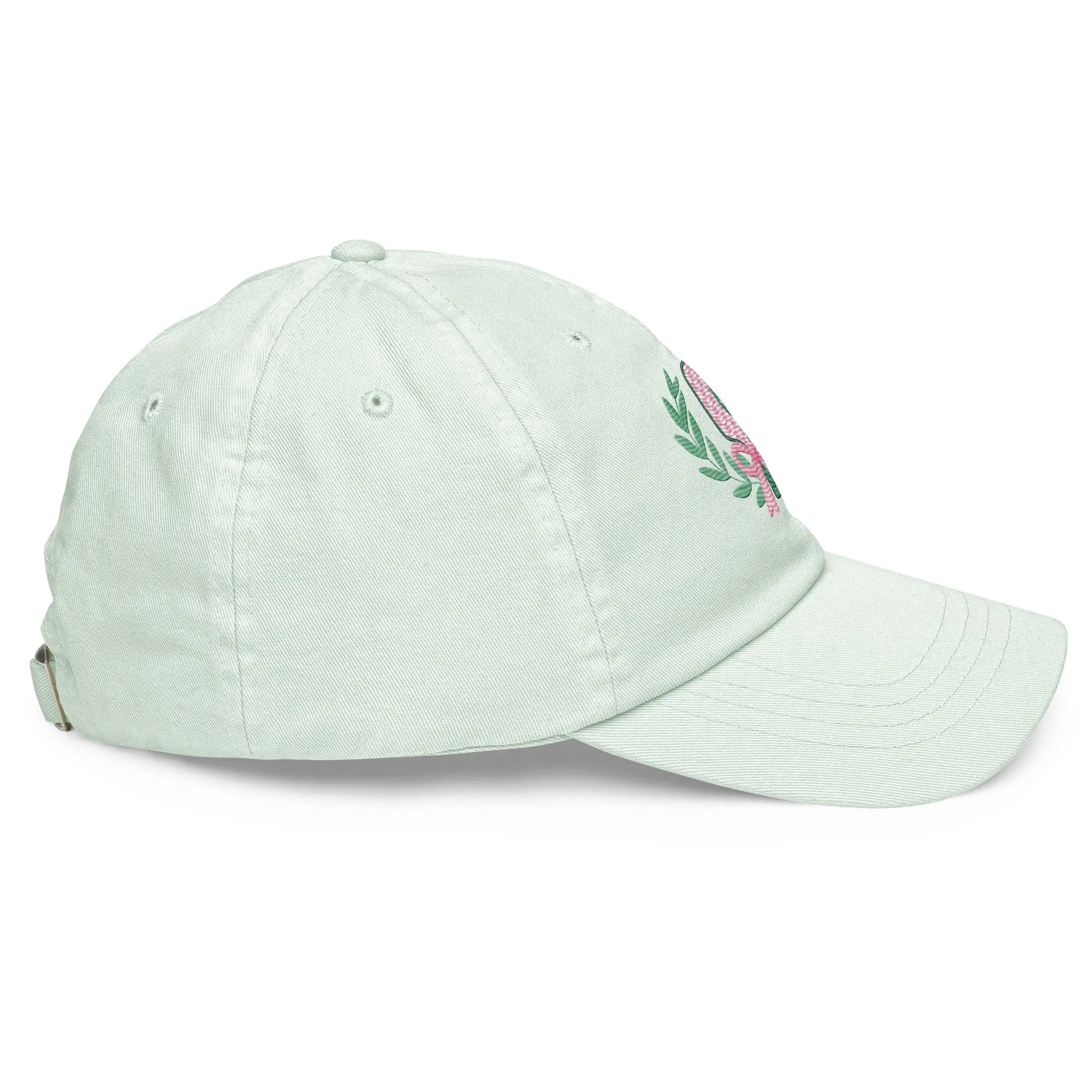 Women's Embroidered Preppy Pastel Pickleball Baseball Hat