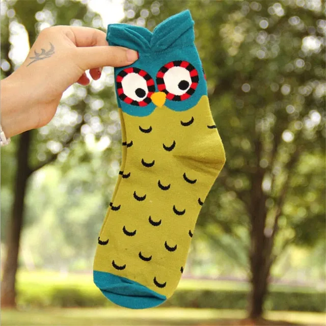 Women's Fashion Owl Socks