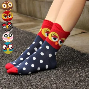 Women's Fashion Owl Socks