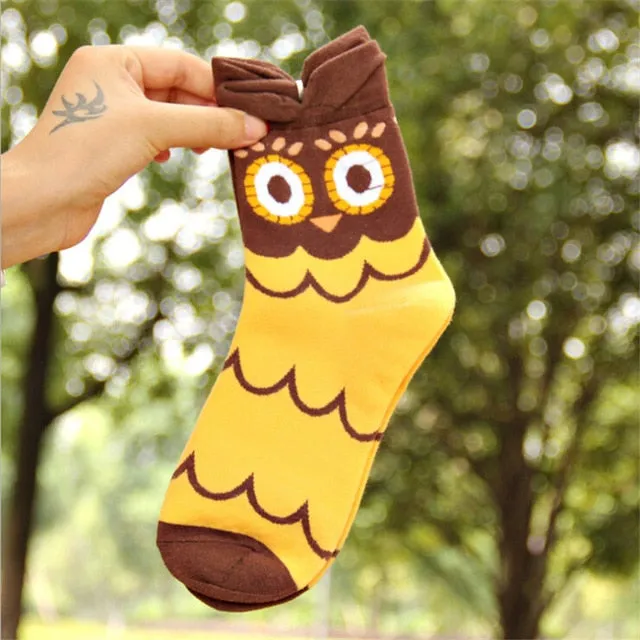 Women's Fashion Owl Socks