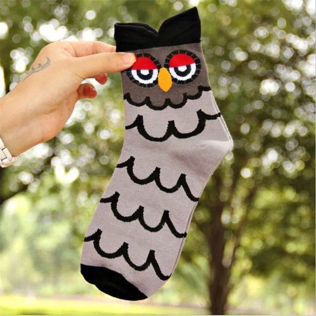 Women's Fashion Owl Socks
