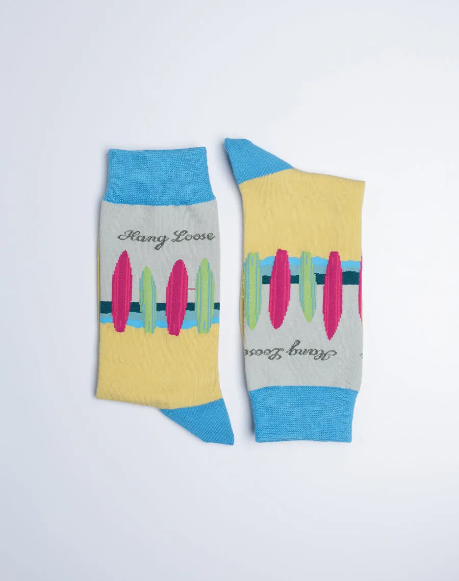 Women's Hang Loose & Surf Crew Socks
