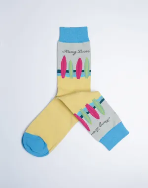 Women's Hang Loose & Surf Crew Socks