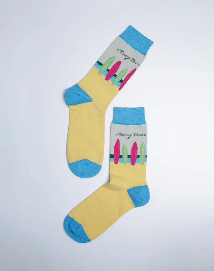 Women's Hang Loose & Surf Crew Socks