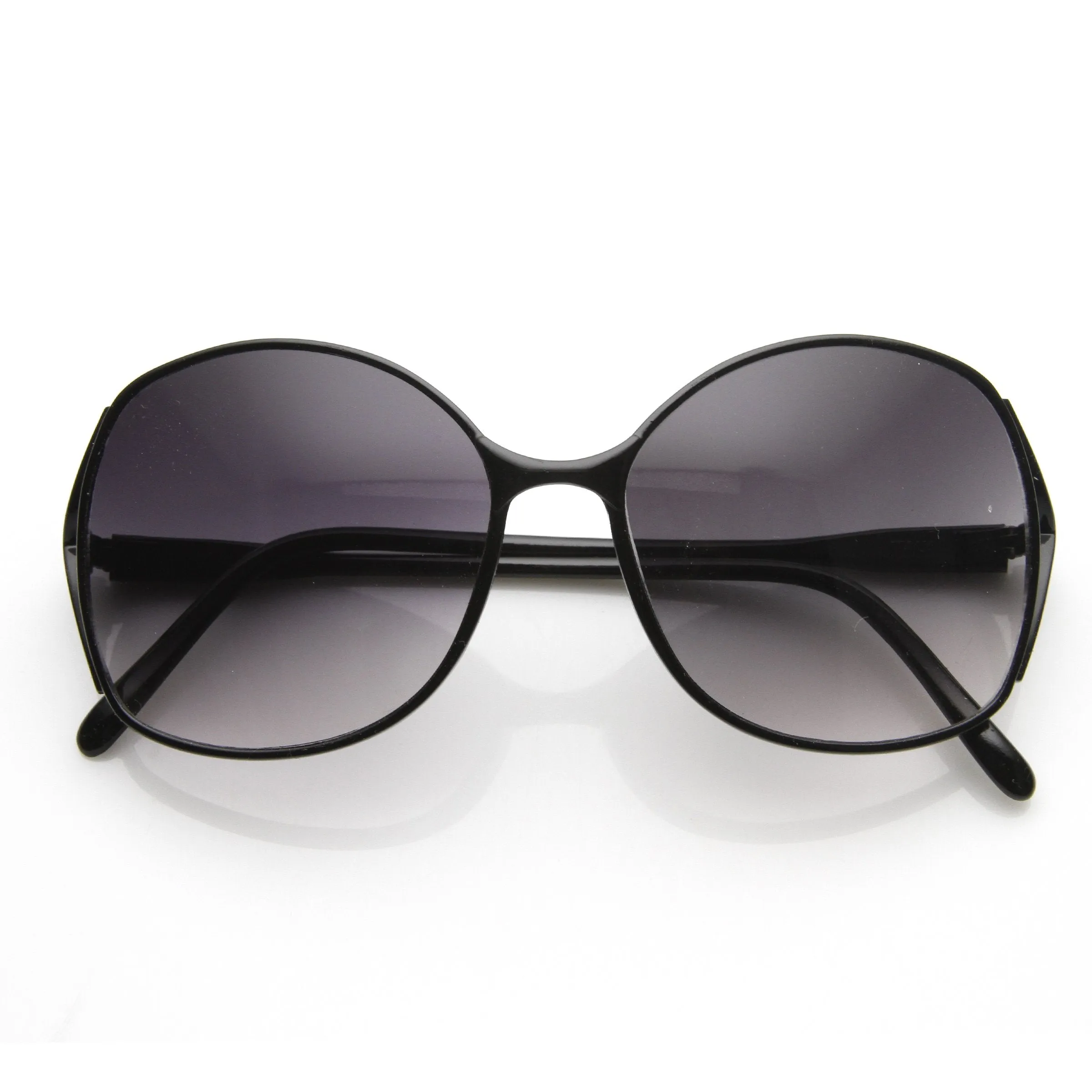 Women's True Vintage Large Retro Sunglasses Made In Italy 7224