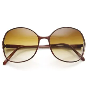 Women's True Vintage Large Retro Sunglasses Made In Italy 7224