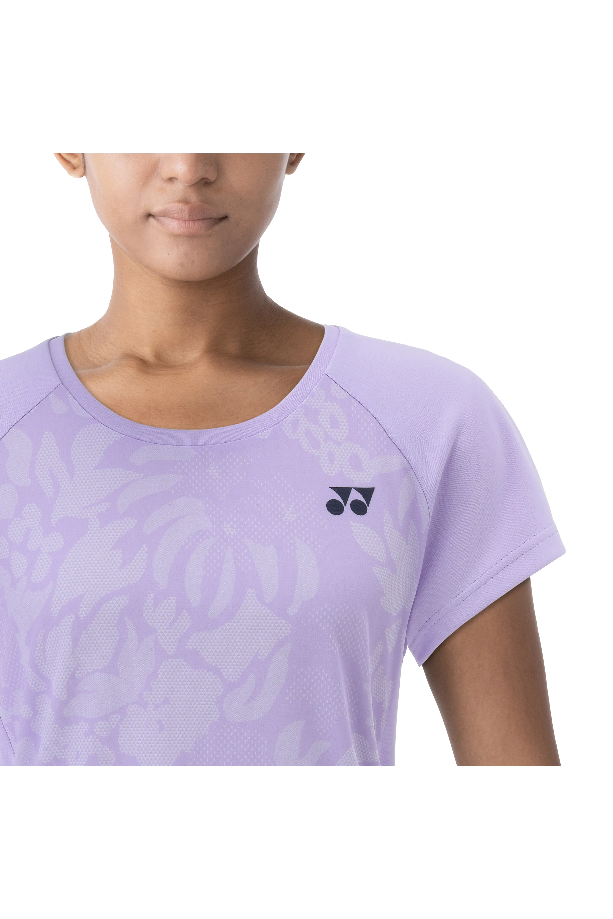 Yonex Marin/Intanon Women's Crew Neck T-Shirt - 16633[Mist Purple]