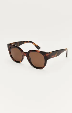 Z Supply Sunglasses Lunch Date Brown Tortoise Gradient